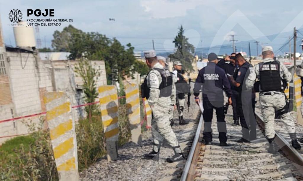 PGJE abre carpeta de investigación por muerte de masculino sobre las vías del tren en Apizaco